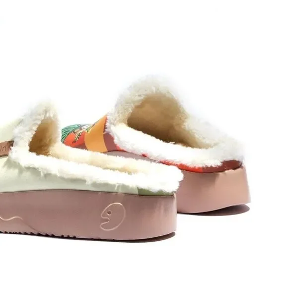 UIN Women's Mules Household Slippers Slip On (Van Gogh and Mona Lisa 2 ) - Picture 5 of 9